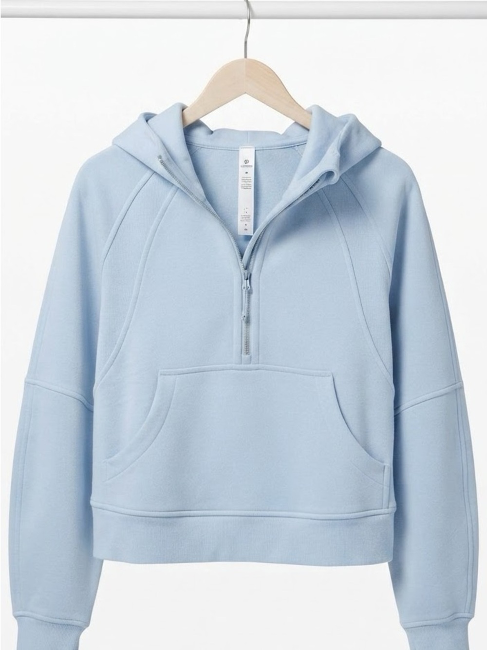 lululemon athletica Powder Blue Half-Zip Hooded Sweatshirt